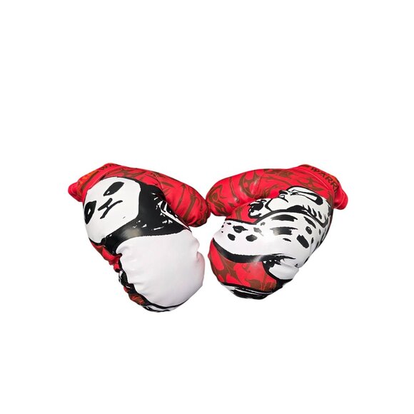 Kung Fu Panda Movie Promo Vintage Kids Boxing Gloves - Picture 9 of 10